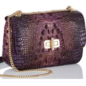 COPY - Brahmin NWT  crossbody in fig jam(plum)